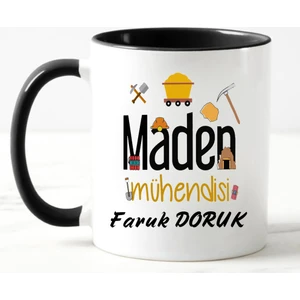 Nil Hediye Maden Mühendisi Temalı Kupa