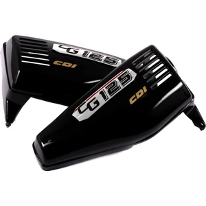 125 Cg Modelleri Uyumlu Akü Kapağı Sağ - Sol  Siyah Takım