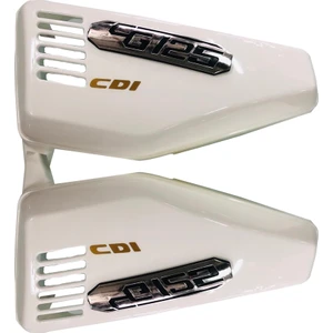 125 Cg Modellerine Uyumlu Akü Kapağı Sağ -Sol  Beyaz Takım