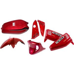 125 Cg Uyumlu Kaporta Seti Komple Kırmızı