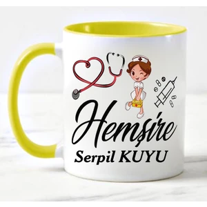 Nil Hediye Hemşire Temalı Kupa