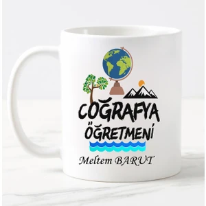 Nil Hediye Coğrafya Öğretmeni Temalı Kupa