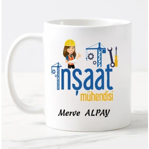 Nil Hediye Inşaat Mühendisi Temalı Kupa1