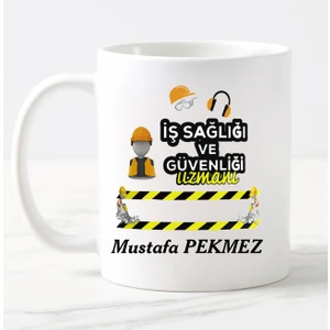 Nil Hediye Iş Sağlığı ve Güvenliği Uzmanı Temalı Kupa