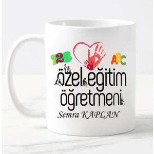 Nil Hediye Özel Eğitim Öğretmeni Temalı Kupa