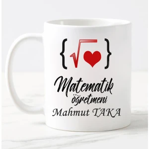 Nil Hediye Matematik Öğretmeni Temalı Kupa