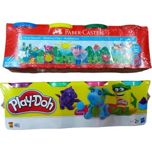 Faber Castel- Play-Doh Oyun Hamuru 4 Renk Ikili Set Bir Arada