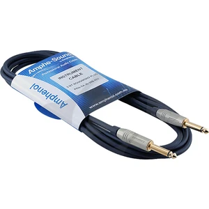 Audio 6.3mm Mono Gold Jak Erkek 3m Enstrüman Kablosu