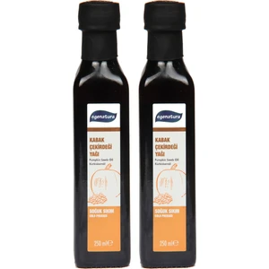 Kabak Çekirdeği Yağı 2 X 250 ml - Soğuk Sıkım & Cam Şişe
