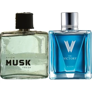 Musk Fresh+Avon V For Victory 2Li Erkek Set