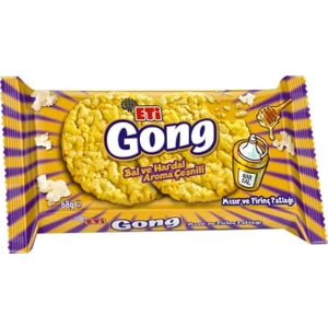 Gong Bal ve Hardal Çeşnili Mısır ve Pirinç Patlağı 68 gr