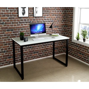 MS1 Metal Ayaklı Çalışma Masası - 120cm - Beyaz