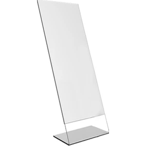 A7 L Tipi Dikey Masa Üstü 2.8 mm Şefaf Pleksi Föylük