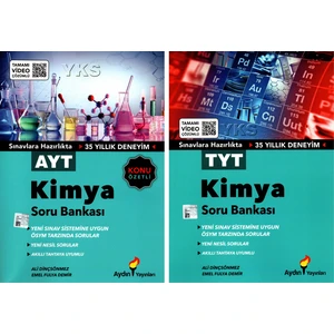 Aydın Yayınları TYT-AYT Kimya Süper Soru Bankası Seti 2 Kitap