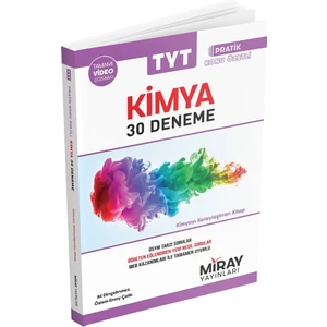 Miray Yayınları TYT Pratik Konu Özetli 30 Kimya Denemesi