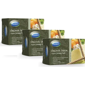 Organik Kayısı Çekirdeği Yağlı Sabun 125 gr x 3 Adet