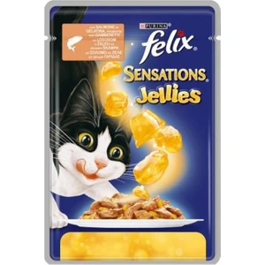 Sensations Somonlu ve Karidesli Yaş Kedi Maması 85 gr x 5 Adet