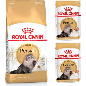 Royal Canin Adult Yetişkin Persian Kedi Maması 2 kg + Royal Canin Persian Yetişkin Yaş Maması 2 Adet