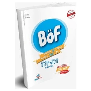Bilgiyolu Yayınları Bilimyolu Tyt Ayt Sayısal Böf Yarıyıl Tatil Kitabı