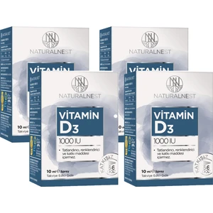 Vitamin D3 1000 Iu 10 ml Sprey 4 Kutu