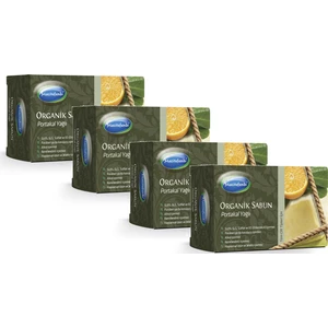 Organik Portakal Yağlı Sabun 125 gr x 4 Adet
