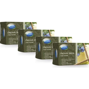 Organik Ardıç Katranlı Sabun 125 gr x 4 Adet