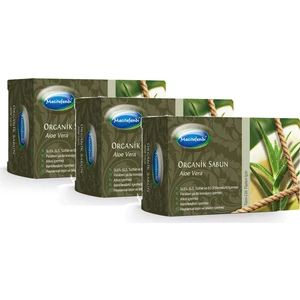 Organik Aloe Vera Özlü Sabun 125 gr x 3 Adet