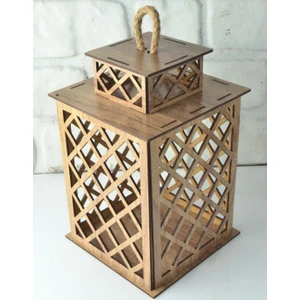 Ahşap Fener Mumluk