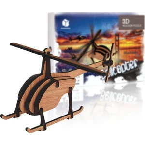 Bel Helikopteri 14 Parça Ahşap 3D Puzzle