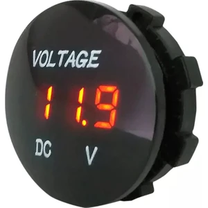 Araba Motosiklet LED Dijital Ekran Voltmetre 12 V 24 V
