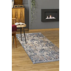 Diji Dekor Stil Vizon Saçaklı Halı Battaniye Yüzey Yıkanabilir Antibakteriyel Antistatik 150 x 550 cm