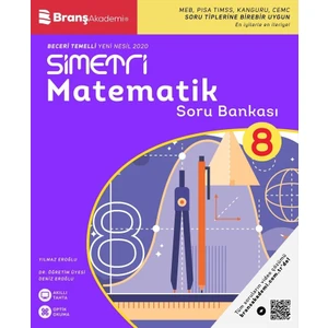 Branş Akademi Yayınları 8.Sınıf Simetri Matematik Soru Bankası