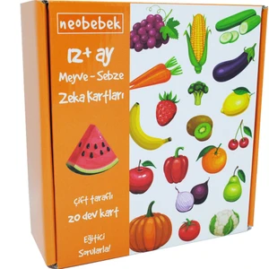 Meyve - Sebze Zeka Kartları