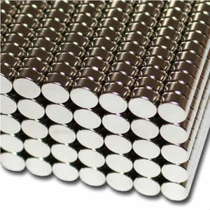 Dünya Magnet 6 mm x 3 mm Yuvarlak Güçlü Neodyum Mıknatıs (50'li Paket)