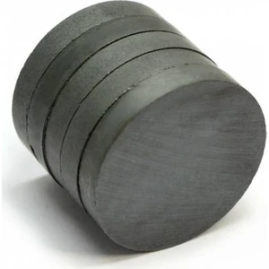 Dünya Magnet 30 x 3 Yuvarlak Ferrit Mıknatıs (100'lü Paket)