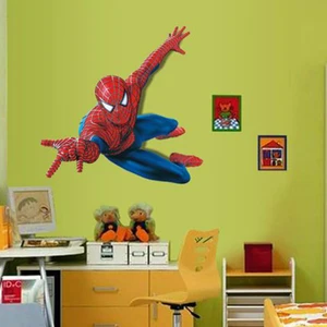 Cosy Home Gift Spıderman Örümcek Adam 3D Boyut Çocuk Ve Bebek Odasi Duvar Parti Süsleme Sticker Pvc