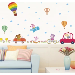 Cosy Home Gift Sıcak Renkli Balonlar Çocuk Ve Bebek Odasi Duvar Parti Süsleme Sticker Pvc