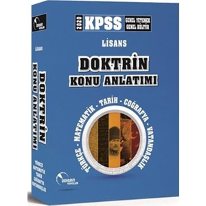 Doktrin Yayınları 2020 KPSS Lisans Genel Yetenek Genel Kültür Konu Anlatımı