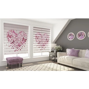 Asy Home Romance Dijital Baskılı Piliseli Zebra Perde