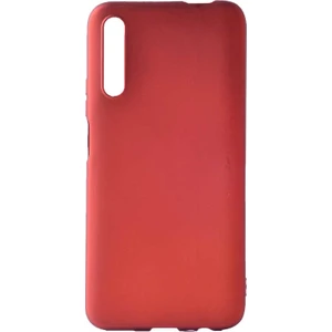 Tekno Grup Huawei P Smart Pro 2019 Kılıf Mat Premium Silikon Kılıf Kırmızı