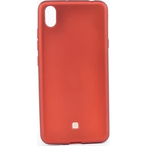 Tekno Grup LG K20 2019 Kılıf Mat Premium Silikon Kılıf + Nano Ekran Koruyucu Kırmızı