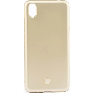 Tekno Grup LG K20 2019 Kılıf Mat Premium Silikon Kılıf Gold