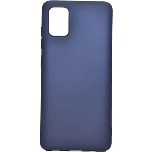 Tekno Grup Samsung Galaxy A51 Kılıf Mat Premium Silikon Kılıf + Cam Ekran Koruyucu Lacivert