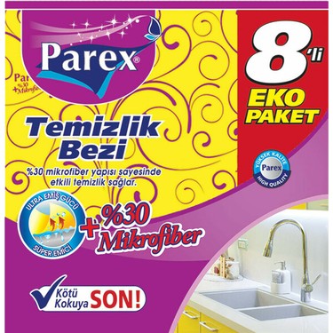 PAREX 8'Lİ TEMİZLİK BEZİ