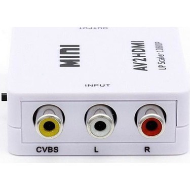 Gplus Av To HDMI Mini Switch Rca Composit Audio Video HDMI Fiyatı