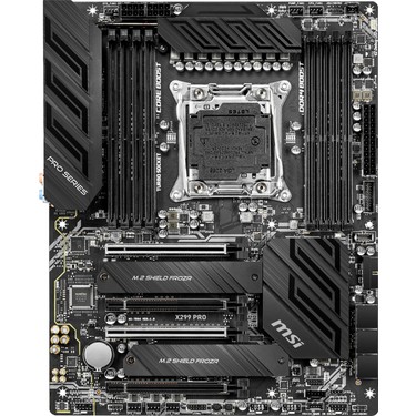 MSI X299 XPOWER Gaming Intel X299 AC 4500MHZ(OC) DDR4 Soket ...