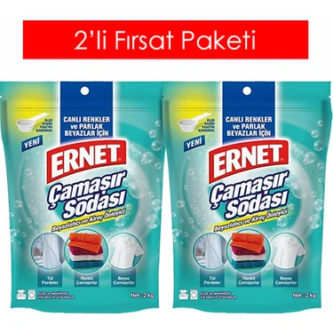 Ernet Çamaşır Sodası 2 kg x 2