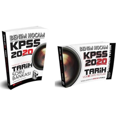 2020 Kpss Tarih Tamami Cozumlu Soru Bankasi Benim Hocam Yayinlari