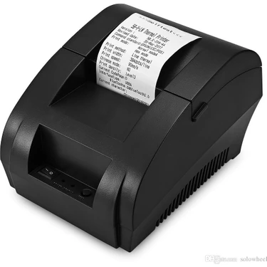 Zjiang USB Termal Fiş Yazıcısı 58MM Siyah Beyaz 70 mm/sn Hızında Kompakt