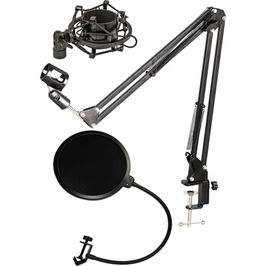 Lastvoice Nb39 Mikrofon Standı + Pop Filtre + Shock